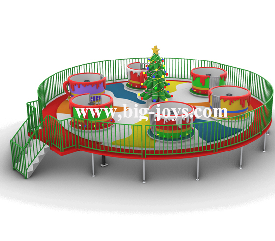 Christmas Theme Coffee Cup With Trailer